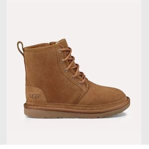 UGG Kids Harkley Chukka High Lace Up Boot Size 4 / Women’s Size 5.5-6 Chestnut